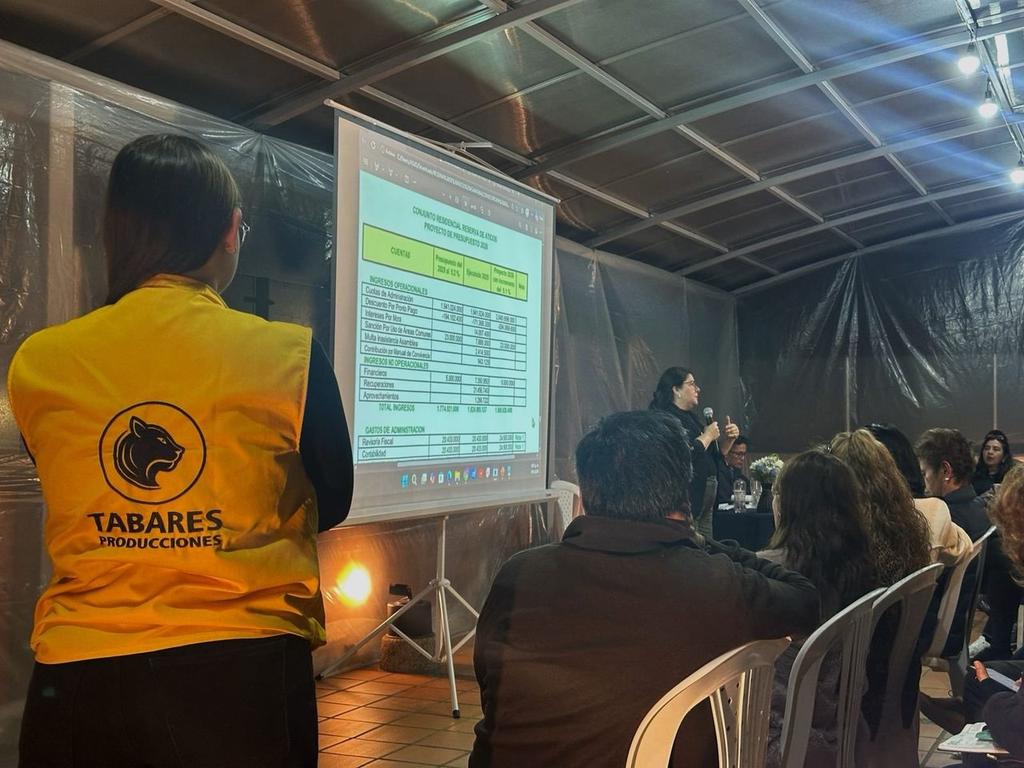 Presentación del presupuesto ante la asamblea
